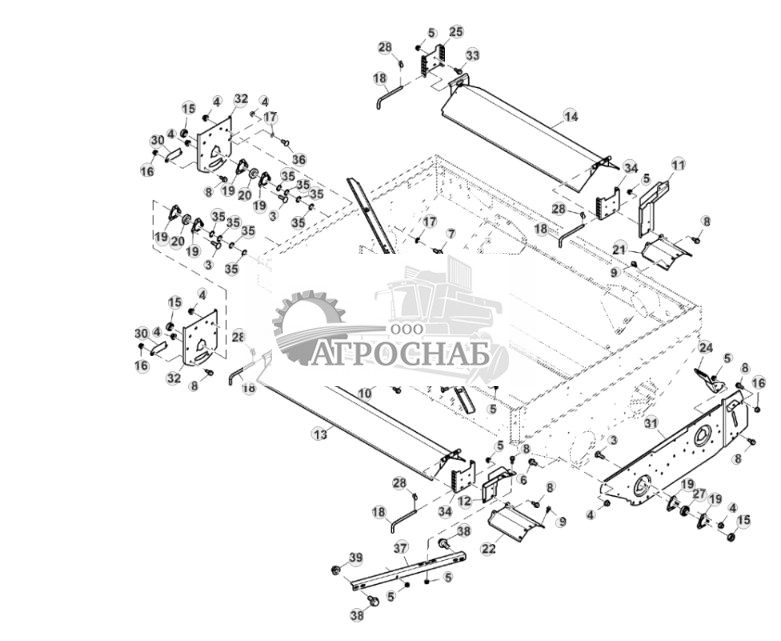 Регулируемая крышка поперечного шнека, 3,2 бушеляс - ST889067 794.jpg
